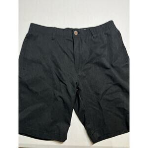 Under Armour Black Flat Front Golf Stretch Casual Short Mens Size 34